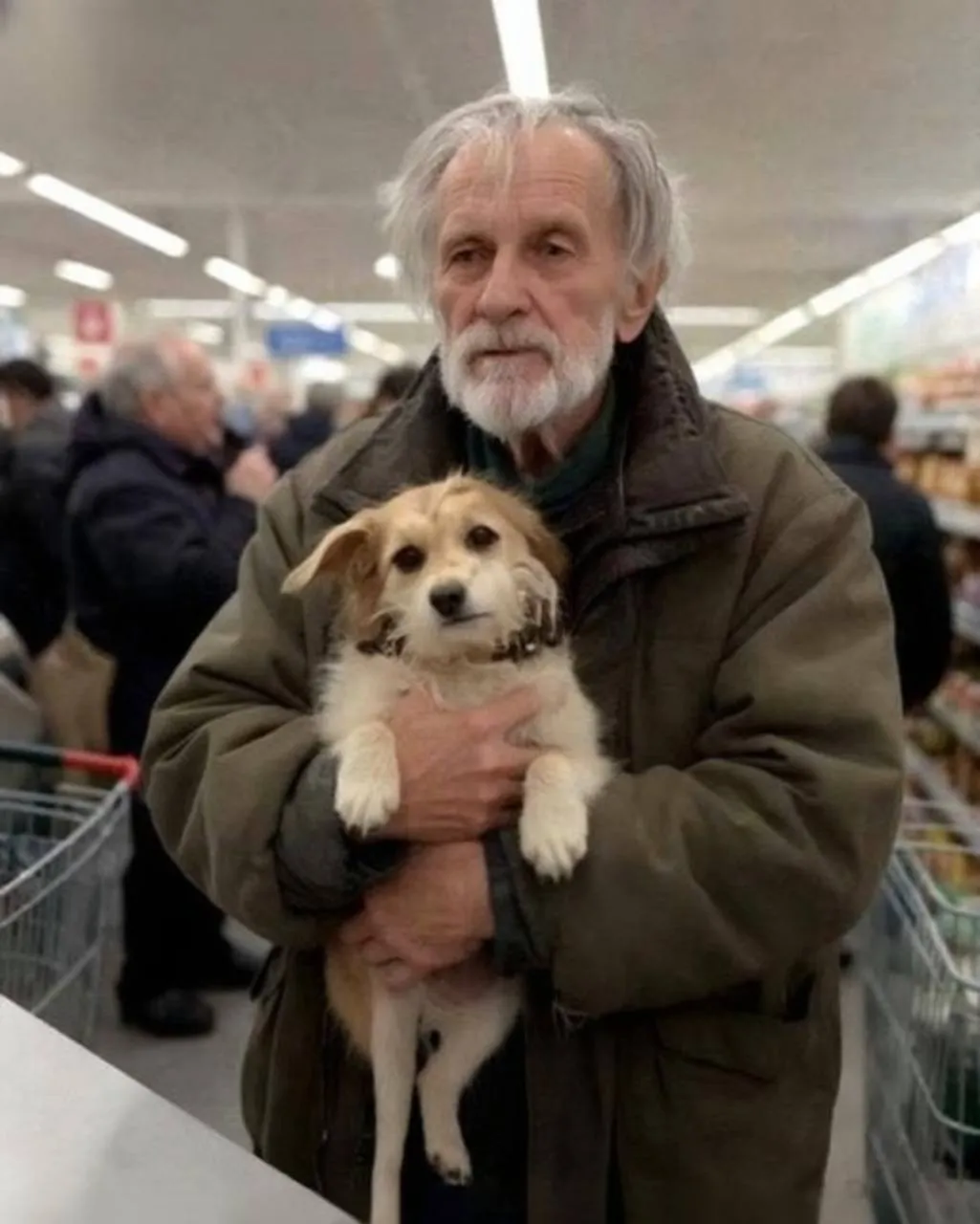 “I Helped an Old Man and His Dog by Buying Them Food — But What I Found on My Doorstep the Next Morning Changed My Life Forever”