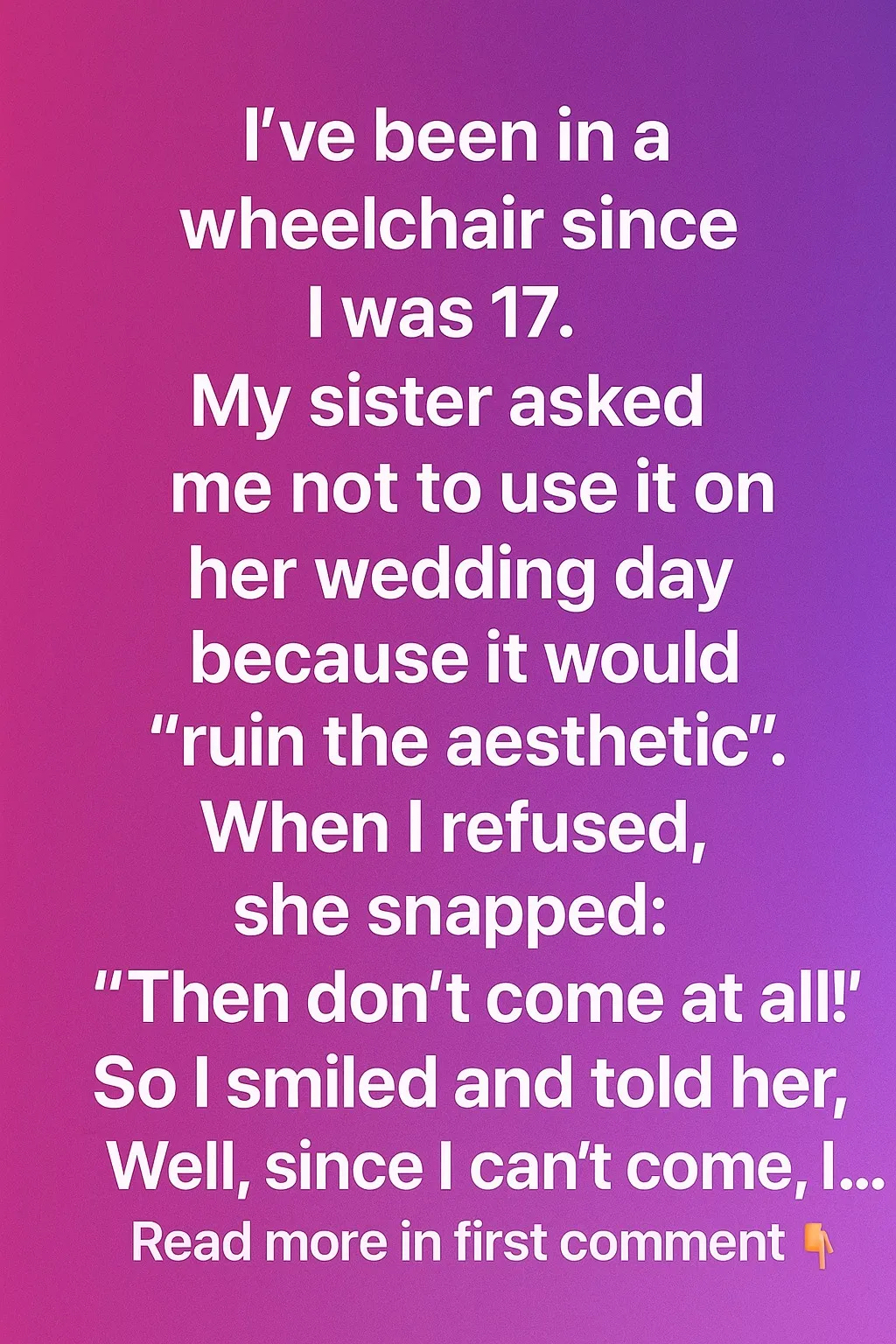 “The Wedding That Taught Us What True Inclusion Really Means”