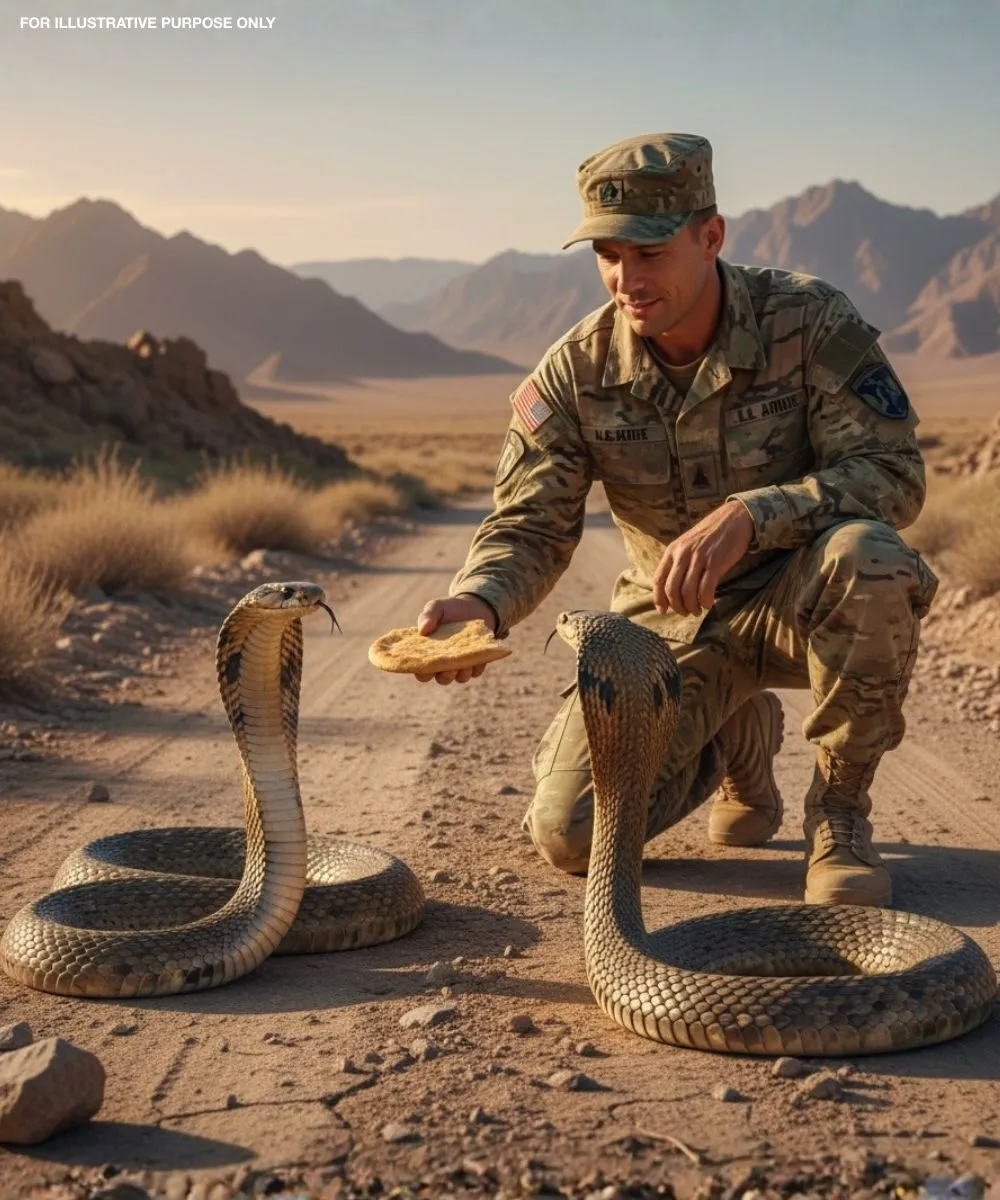 The Soldier and the Serpent: How One Act of Kindness Became His Shield in the Mountains