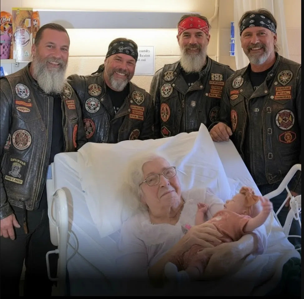 Four Bikers Walked Into a Hospital at Dawn — and Gave a Dying Woman the Miracle She’d Been Praying For