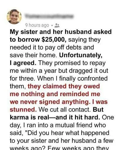 The Sister Who Took My Savings And How Life Forced Both Of Us To Change