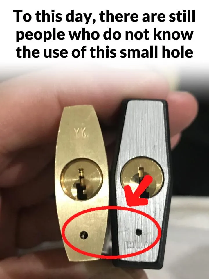 The Tiny Hole on Your Padlock Has a Secret Purpose You Probably Never Knew
