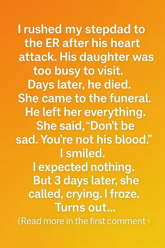 My Stepdad’s Final Words Were Hidden in a Closet — What He Wrote Shattered Me and Brought His Daughter and Me Together
