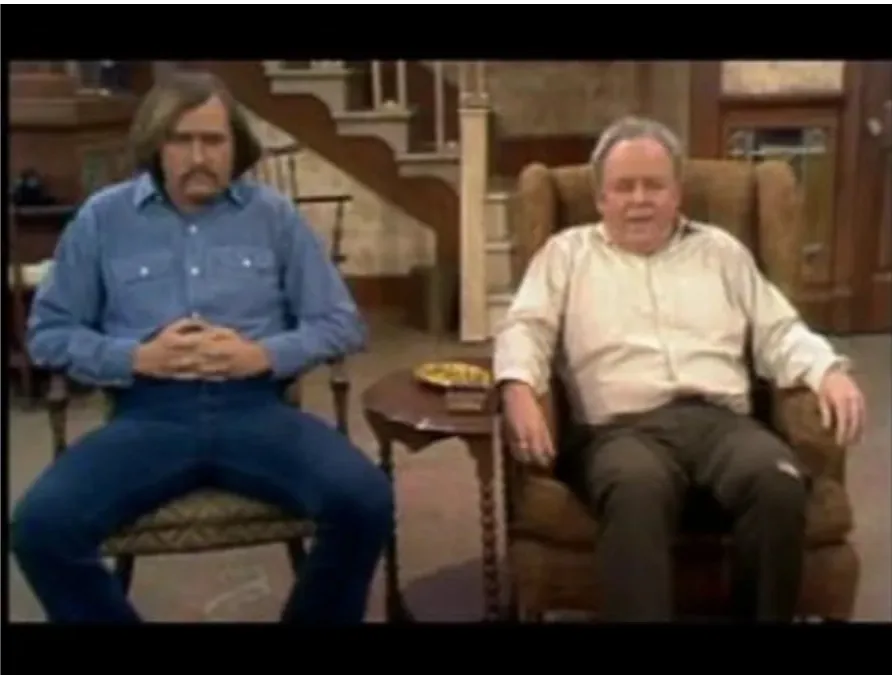 The Classic TV Moment Where Archie Bunker Stands Up For The National Anthem Is Going Viral Half A Century Later