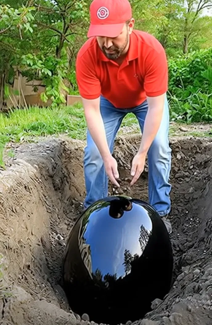 “I Came Home Early to Surprise My Husband — But Found Him Burying a Giant Black Egg in the Backyard”