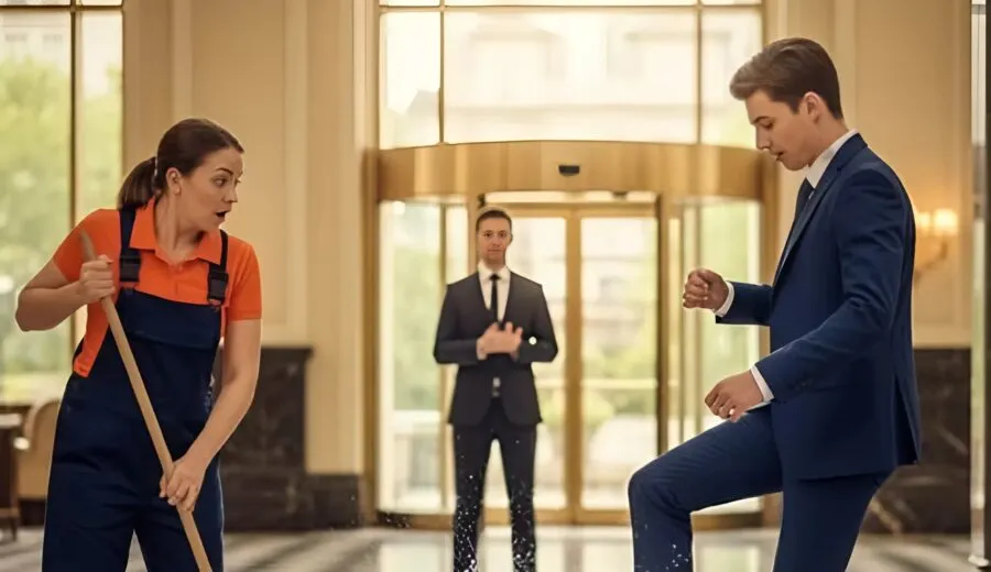 The CEO’s Son Insulted the Woman Cleaning the Floor And Had No Idea His Life Was About to Change