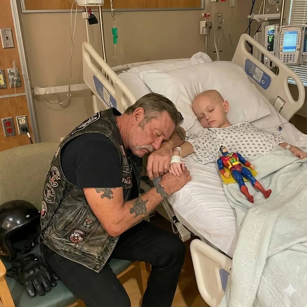 The Biker Who Held His Hand As He Slipped Away And Found A New Kind Of Family