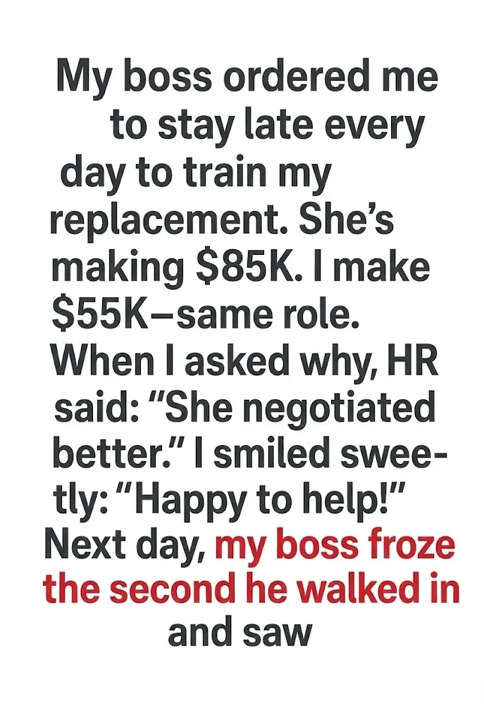 The Day My Boss Tried To Replace Me With Someone Higher Paid And Learned The Hard Way What My Work Was Really Worth