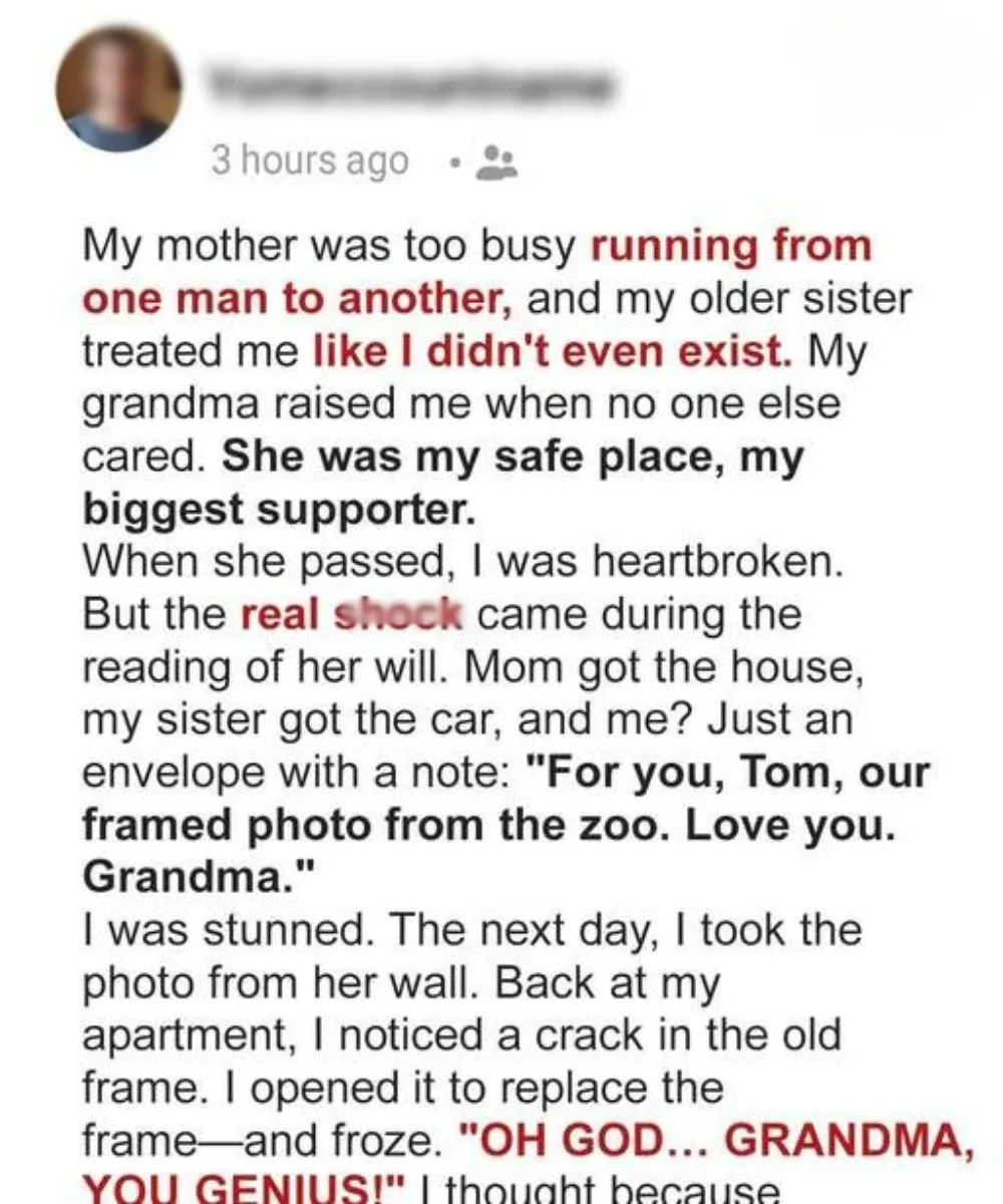 The Last Gift My Grandma Hid Inside a Cracked Picture Frame and How It Changed My Life Forever