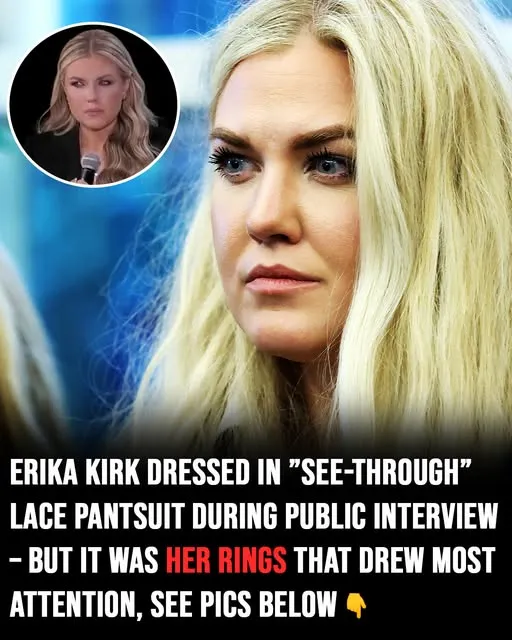 Why Erika Kirks Rings Became the Unexpected Focus During a Tear Filled Interview That Revealed Grief Resilience and the Quiet Ways We Hold On to the Ones We Lose