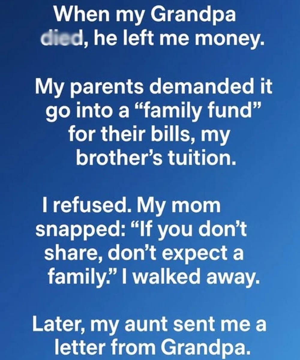 The Letter My Grandpa Left Me That Taught Me to Finally Choose Myself