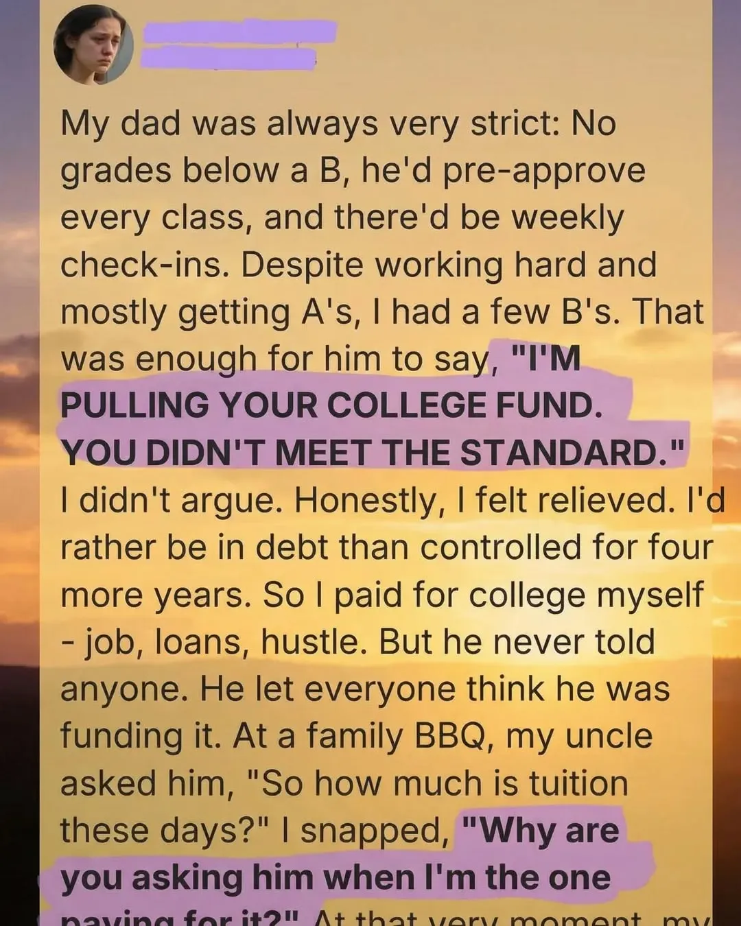 The Day Everything Changed Between a Father and His Child A Story of Pressure Pain and Finally Peace