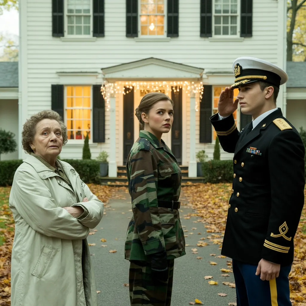 The Thanksgiving Revelation How a Quiet Soldier Silenced a Room Without Raising Her Voice