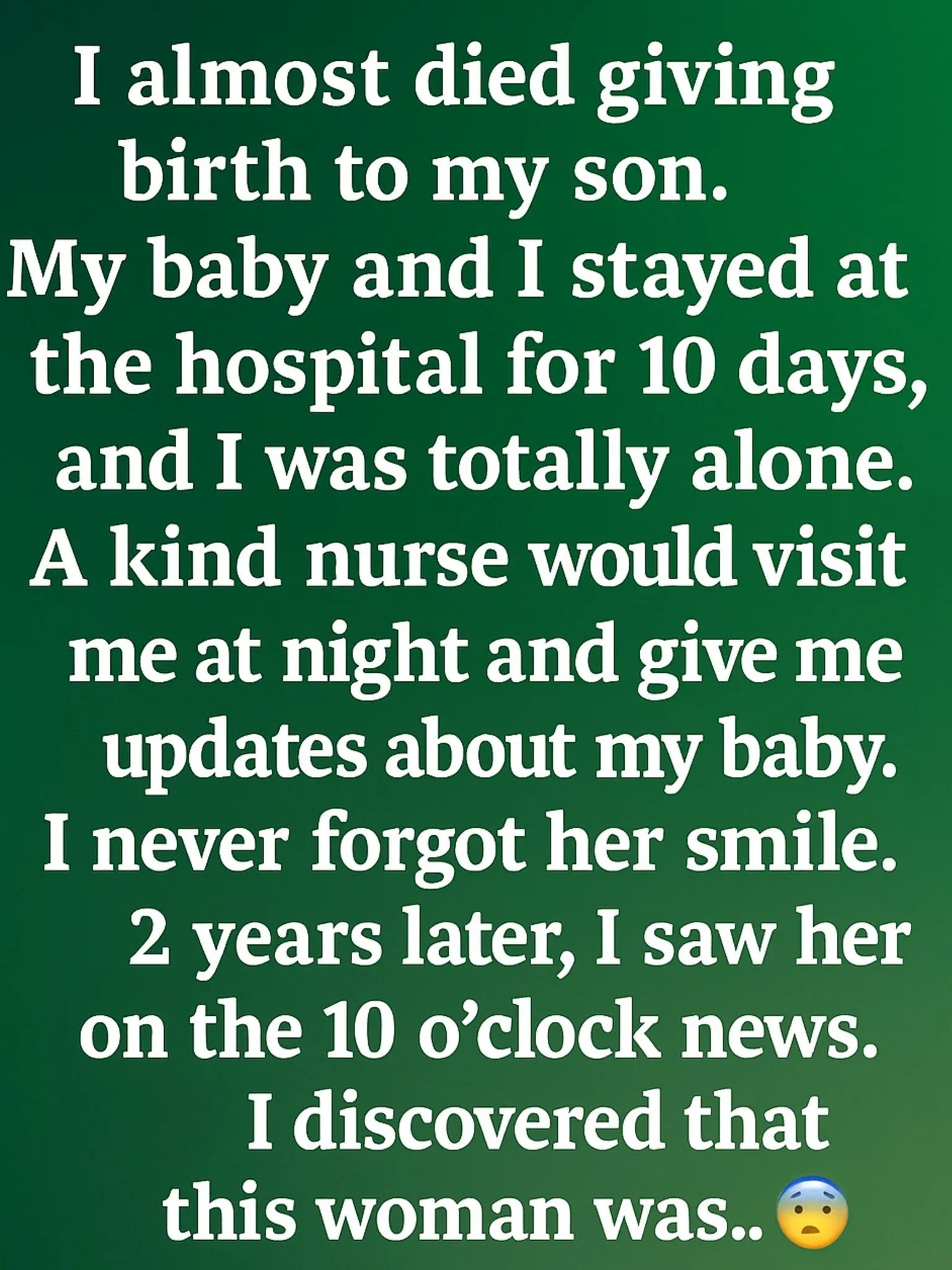 The Nurse Who Carried Me Through the Darkness and Back Into the Light-