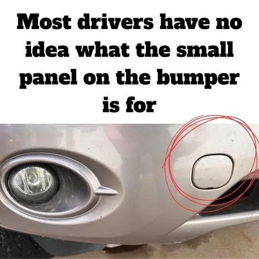 The Small Panel on Your Bumper That Could Save You When Everything Goes Wrong