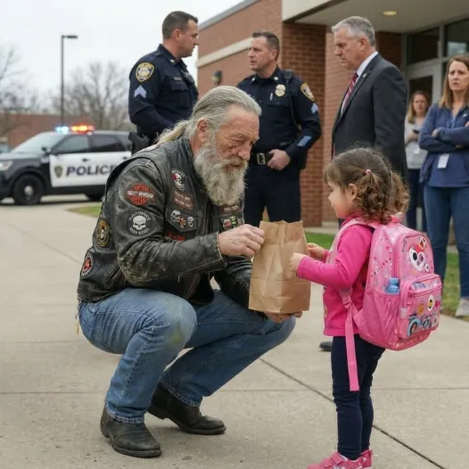 The Day a School Called the Police on a Quiet Biker Only to Discover a Heartbreaking Truth That Would Forever Change Our Family