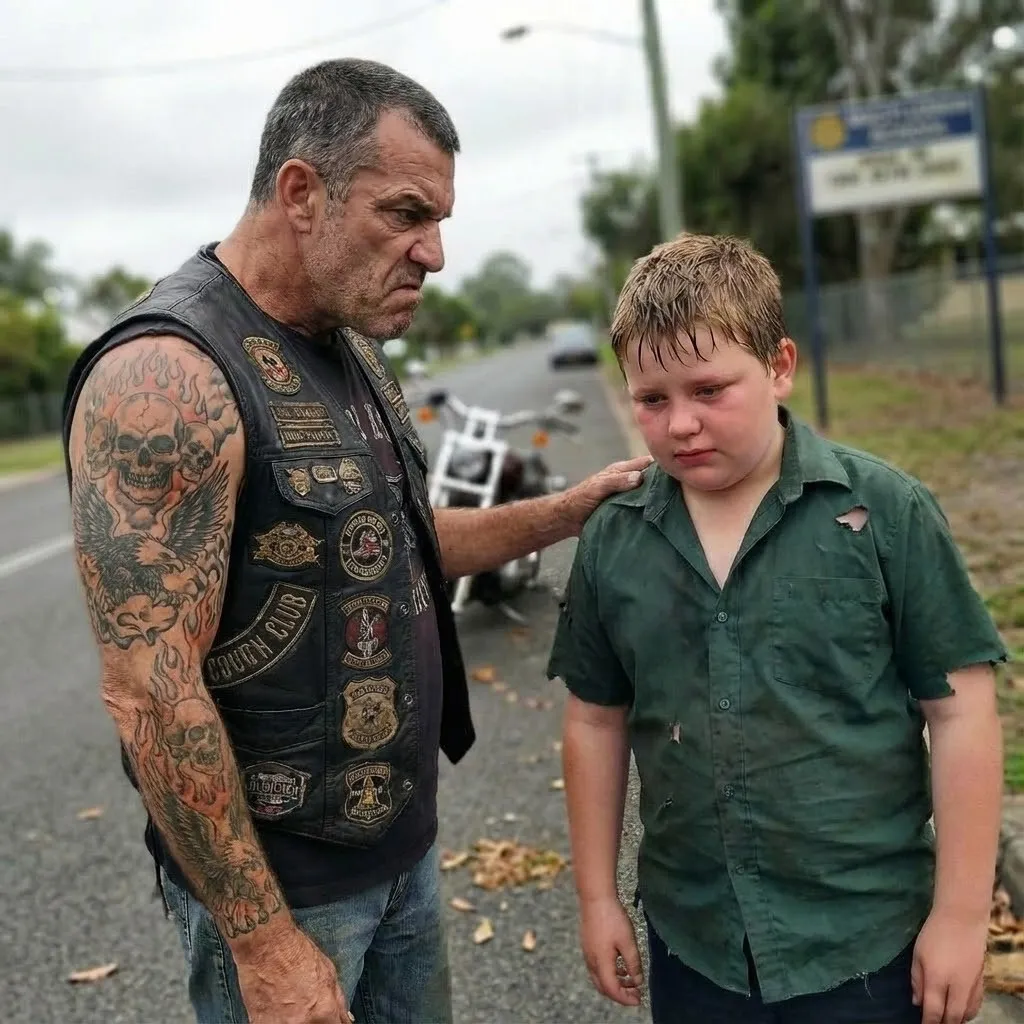 The Boy Who Walked Alone Four Miles Home and the Biker Who Refused to Let Him Carry His Pain Alone