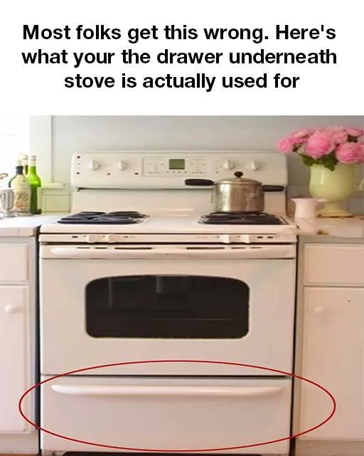What Is the Drawer Underneath the Stove Actually Used For-