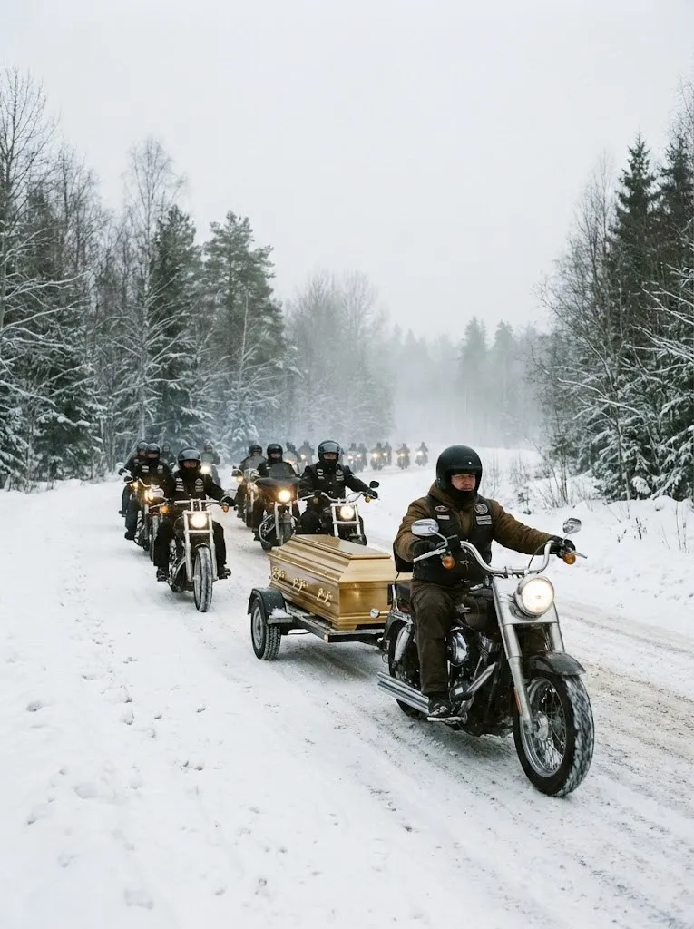 Forty Seven Bikers Brave A Massive Blizzard For One Grieving Mother