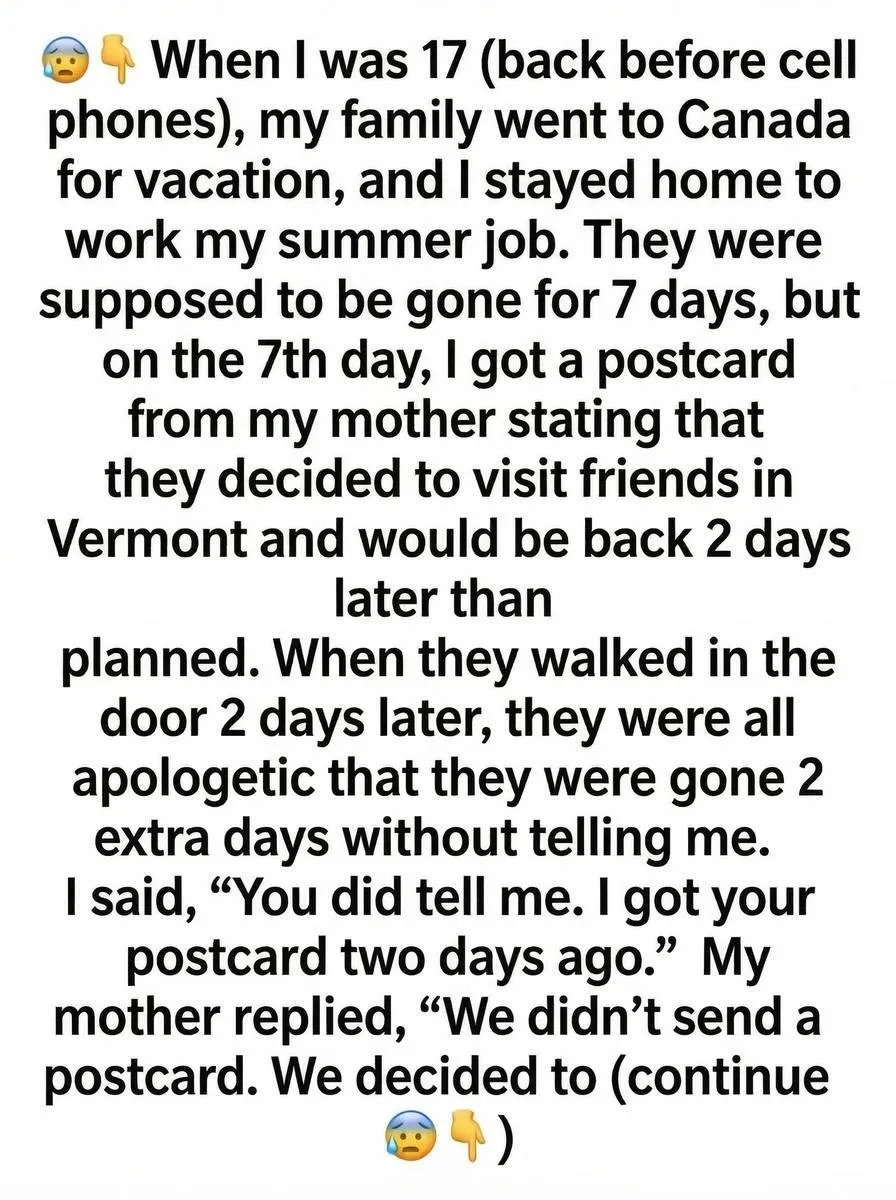 Mysterious Forged Postcard Delivered Unexpected Comfort During My Lonely Summer Vacation