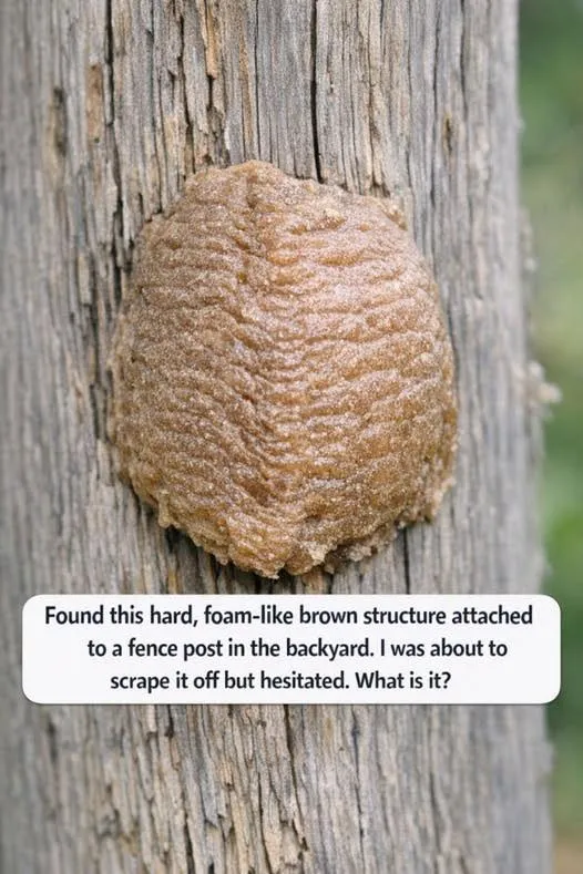 Mysterious Brown Foam On Your Fence Post Is Nature’s Tiny Treasure