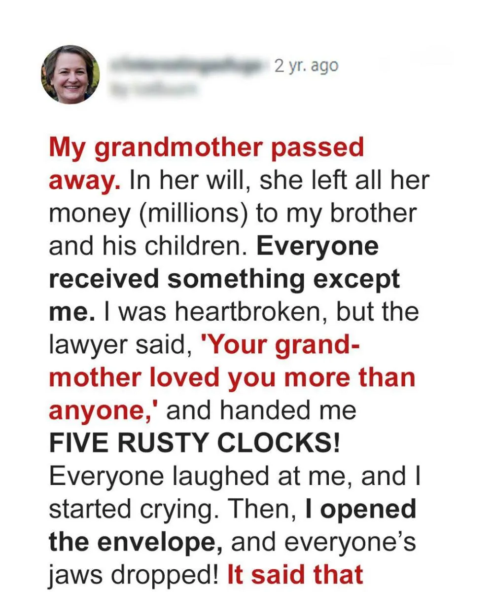 Broken Clocks Prove To Be More Valuable Than Family Country House