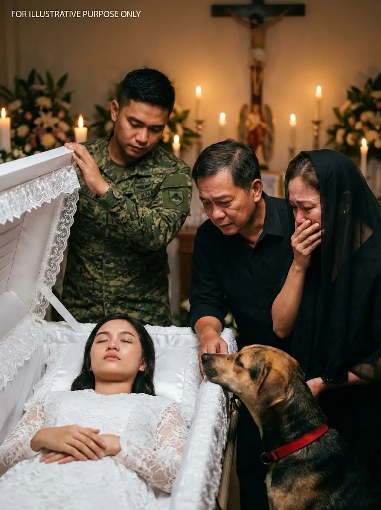 Devoted Golden Retriever Interrupts Tragic Funeral To Reveal A Shocking Secret