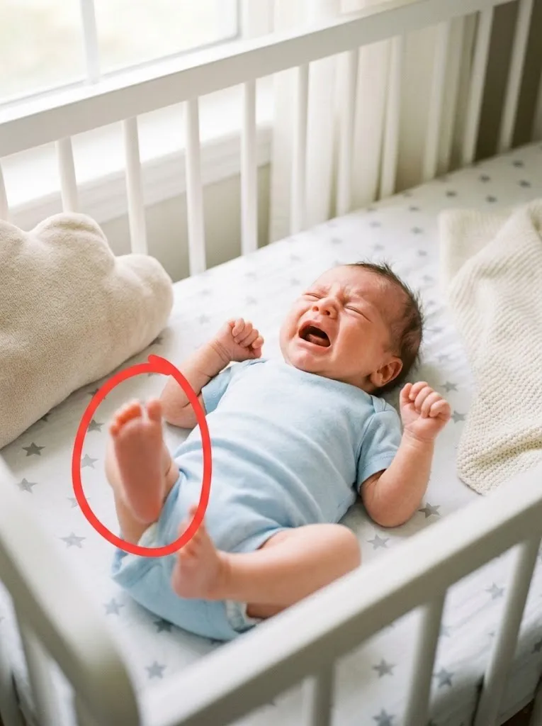 Tiny Detail Under Baby Sock Reveals Danger That Doctors Missed Entirely