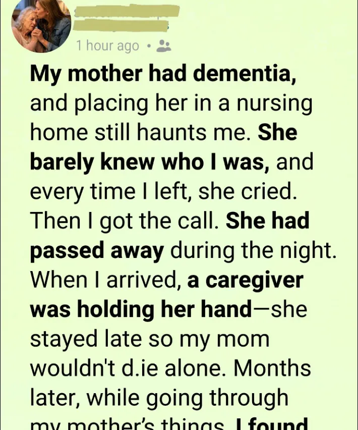 Hidden Caregiver Notebook Revealed A Beautiful Truth About My Aging Mother