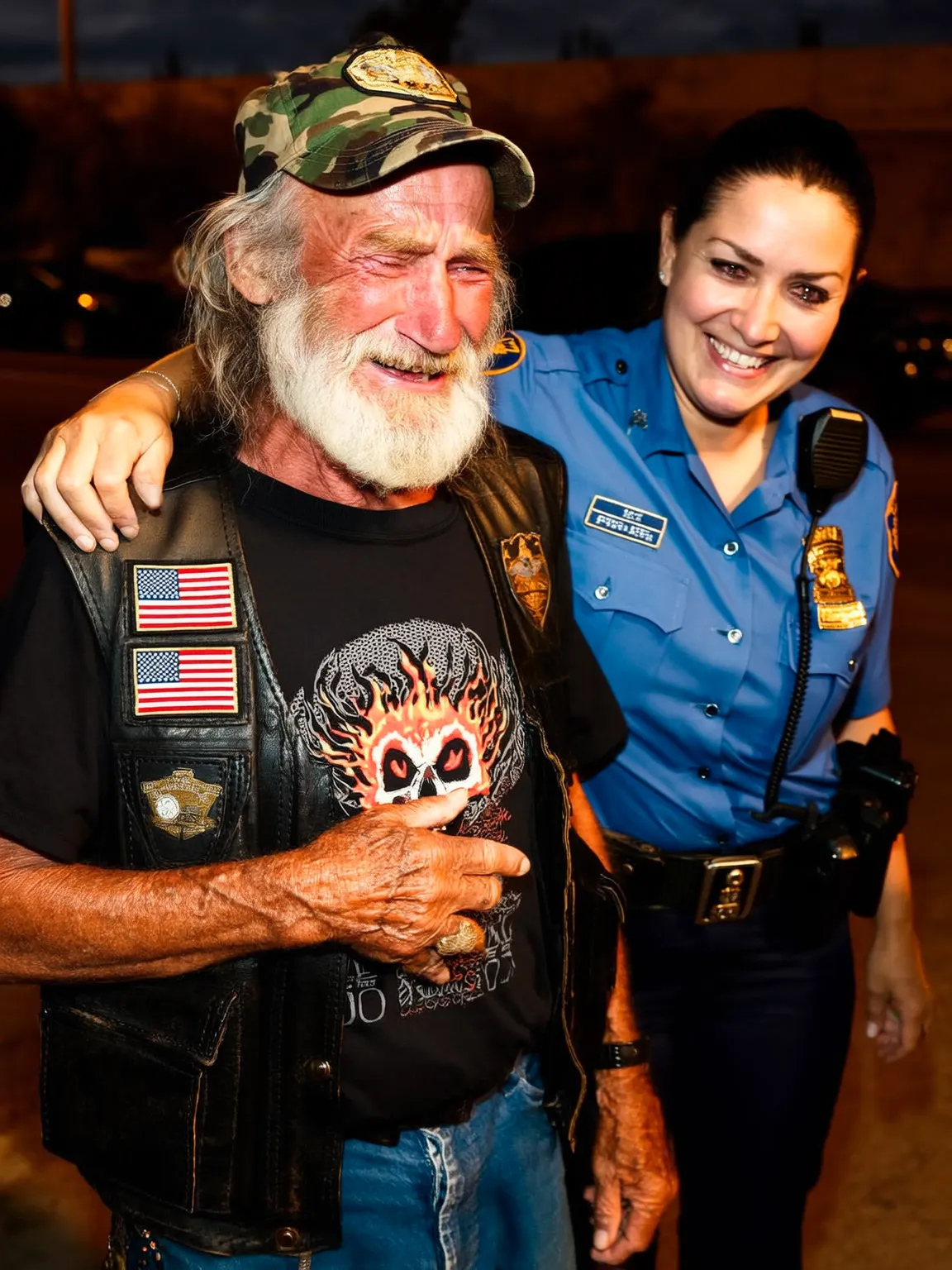 Aging Biker Discovers His Missing Daughter When She Arrests Him Unexpectedly