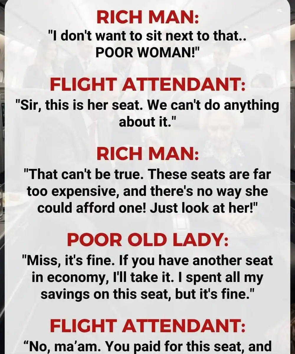 Arrogant Man Shames Older Woman Before Pilot Reveals A Heartbreaking Secret