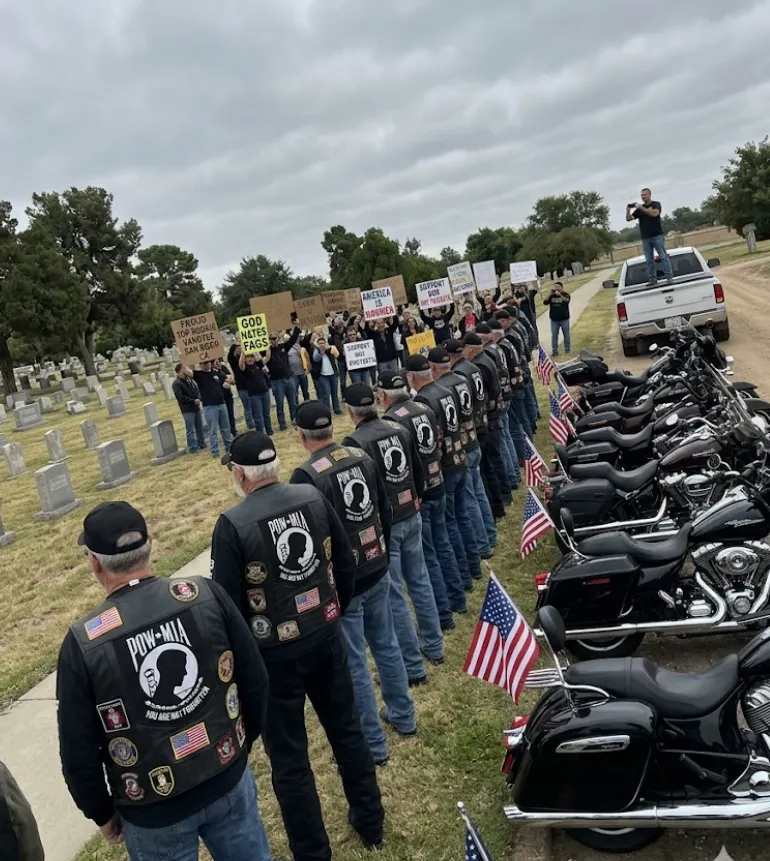 Fifty Strangers On Motorcycles Protect My Son From Heartless Protesters
