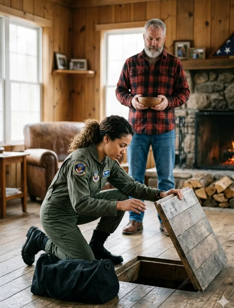 Dismissed Soldier Daughter Uncovers Multimillion Dollar Secret Beneath Old Cabin Floorboards