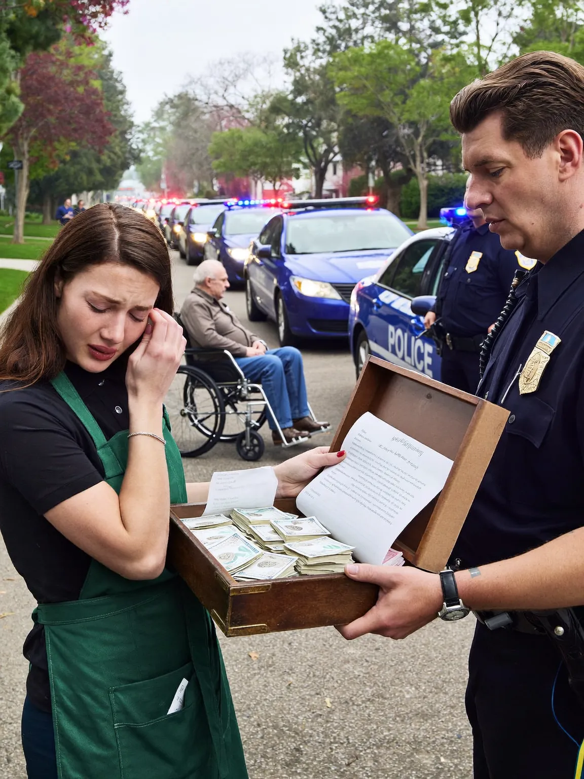 Helping An Elderly Stranger Brought Twelve Police Cars To My Home
