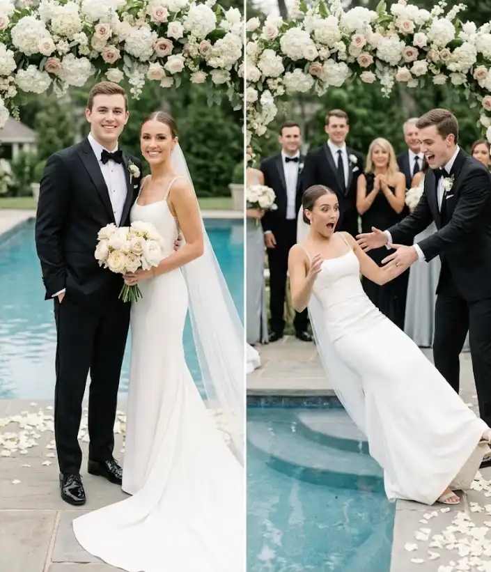 Arrogant Groom Instantly Regrets Pool Prank After Bride Cancels Entire Wedding