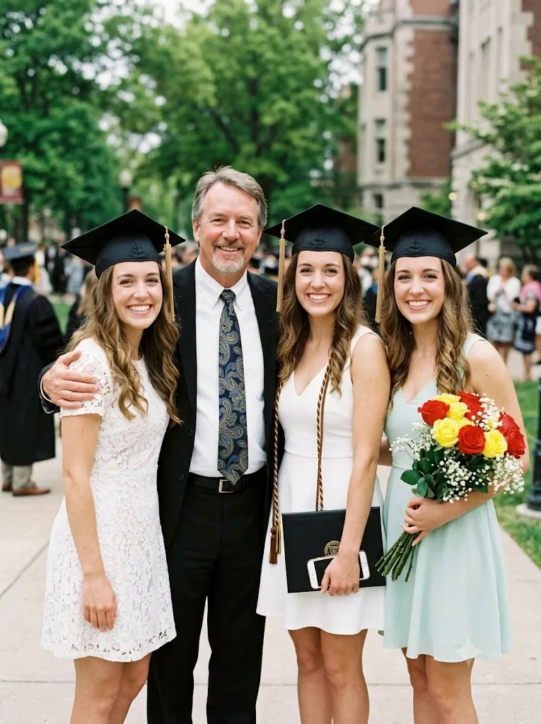 Sacrificing My Youth To Raise Triplet Nieces Brought A Beautiful Graduation Surprise
