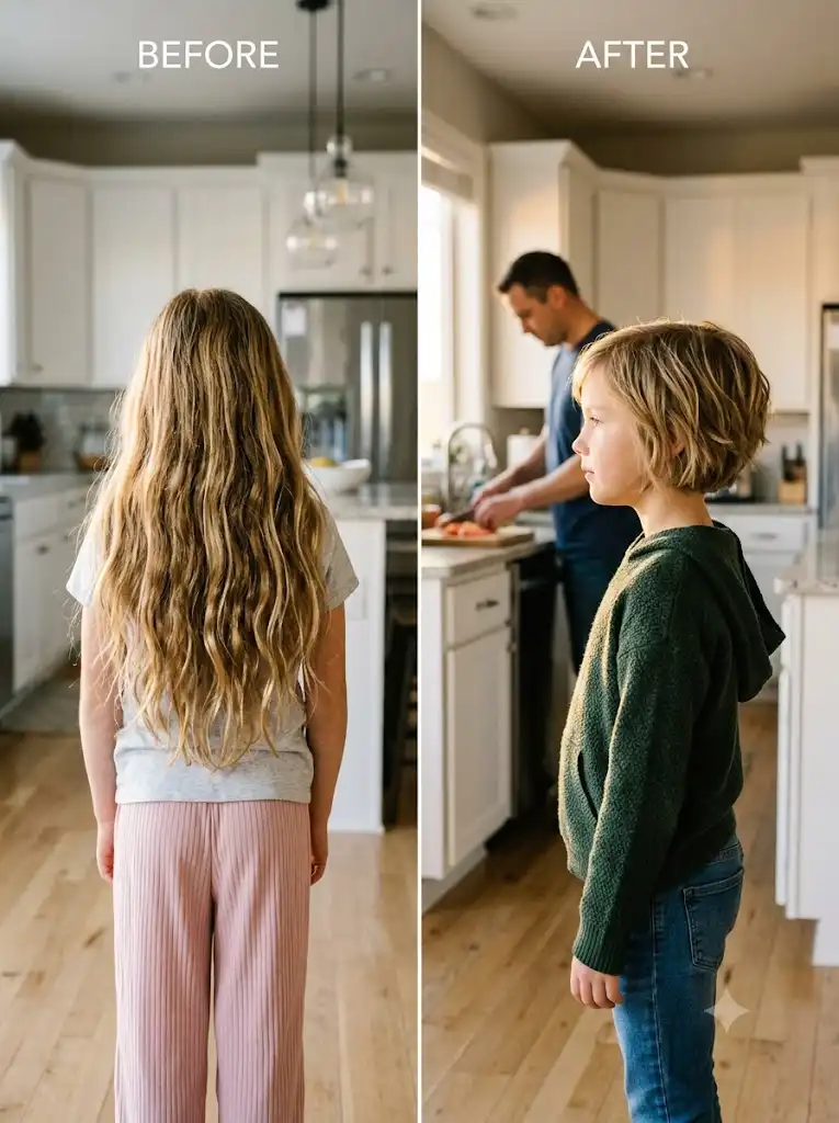 Heartbreaking Reason My Ten Year Old Daughter Chopped Off Her Long Hair