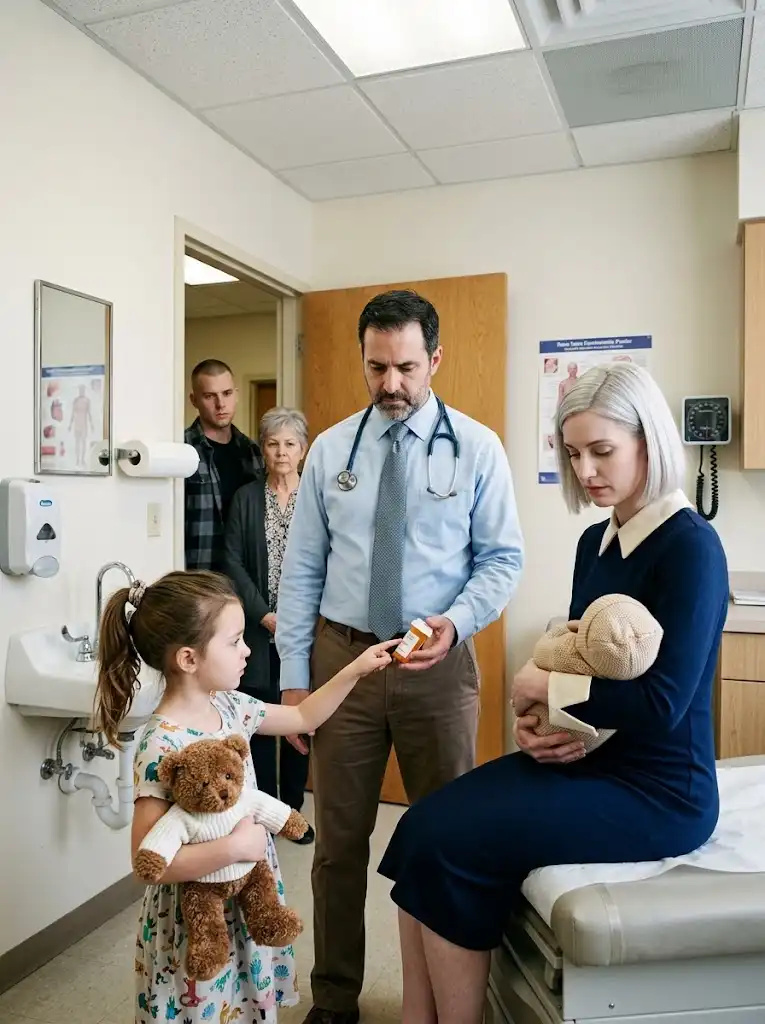 Young Daughter Reveals Hidden Family Secret During Routine Doctor Visit For Baby