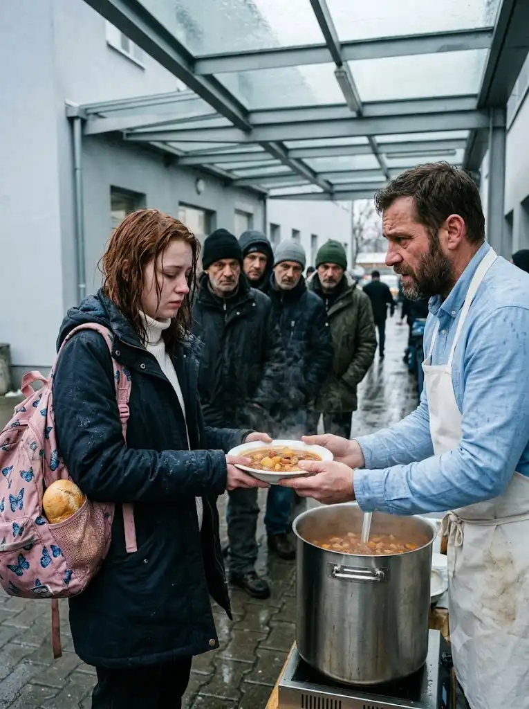 Cruel Husband Discovers Heartbreaking Truth While Serving Meals At A Soup Kitchen