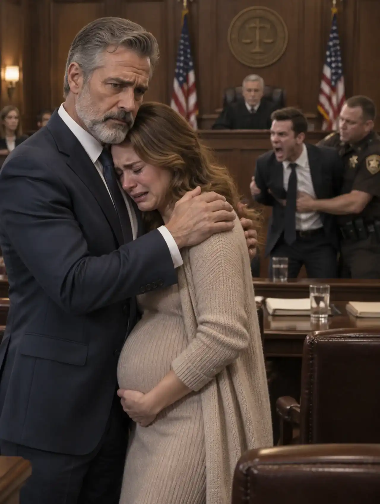 Penniless Pregnant Wife Discovers Massive Billionaire Fortune During A Bitter Divorce Hearing