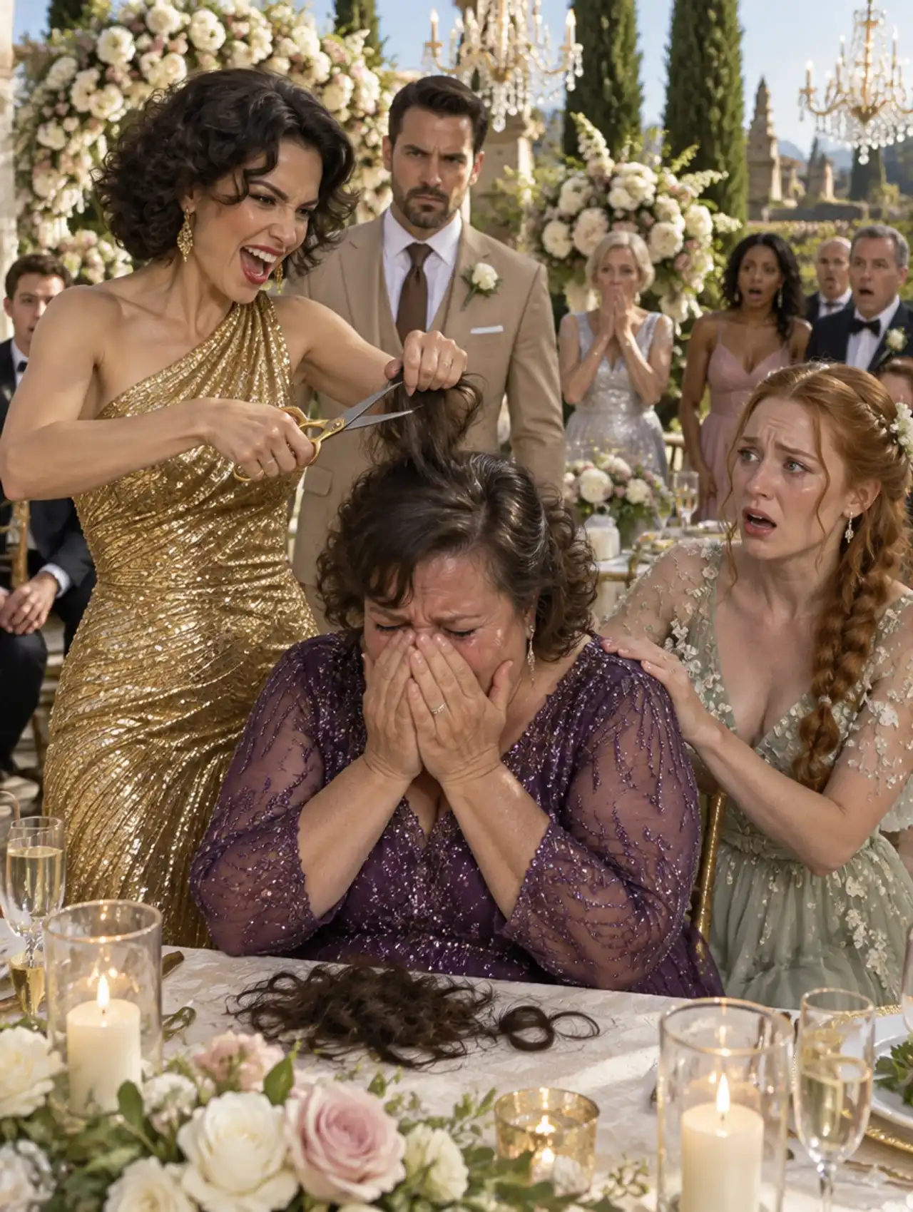 Just two hours before I was supposed to walk down the aisle in San Jose, my mother..