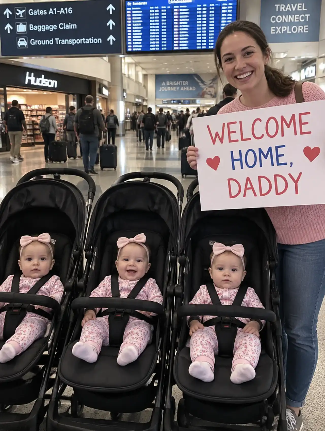 Husband Returns From Four Month Cruise To A Shocking Airport Surprise