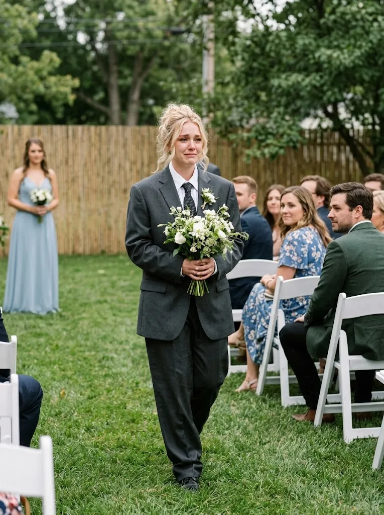 Why My Bride Wore An Oversized Old Suit Down Our Wedding Aisle